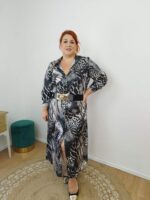 Φόρεμα Grey Leopar Plus - Image 2