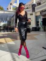 Κορμάκι τούλινο μαύρο - Image 3