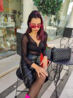 Κορμάκι τούλινο μαύρο - Image 4