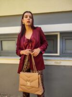 Μπλούζα Σατέν με δέσιμο - Image 2