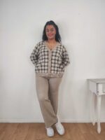 Σετ πλεκτό μπεζ - Image 2