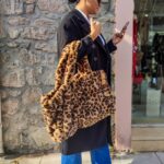 Τσάντα Fur Brown Leopar