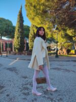 Παλτό κοντό κρεμ - Image 5