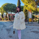 Παλτό κοντό κρεμ