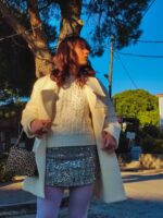 Παλτό κοντό κρεμ - Image 4