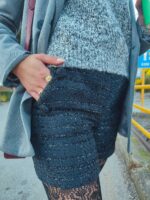 Σορτσάκι Tweed Μαύρο - Image 2