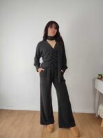 Σετ πλεκτό γκρι - Image 3