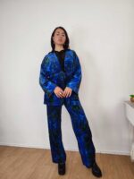 Σετ Κιμονό/Παντελόνα Velvet Blue