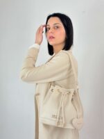 Σετ ριγέ κουστούμι Beige - Image 5