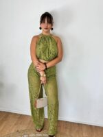 Σετ δαντέλα Lille Green - Image 3