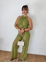Σετ δαντέλα Lille Green