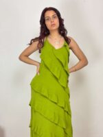 Φόρεμα Eraclia Lime - Image 4