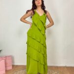 Φόρεμα Eraclia Lime