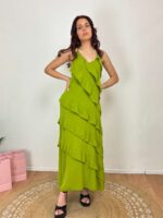Φόρεμα Eraclia Lime