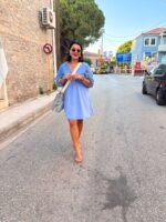Φόρεμα γαλάζιο Ivy - Image 3