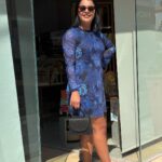 Φόρεμα μίνι rose blue