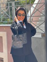 Φόρμα μαύρη λεπτομέρειες ριγέ - Image 5