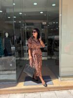 Leopard φόρεμα plus - Image 2
