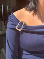 Μπλούζα μπλε με εγκράφα - Image 3