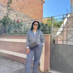 Φόρμα γκρί λεπτομέρειες ριγέ