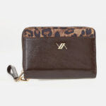 VERDE ΓΥΝΑΙΚΕΙΟ ΠΟΡΤΟΦΟΛΙ 18-0001544  ANIMAL PRINT ΚΑΦΕ