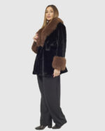 VERDE ΓΥΝΑΙΚΕΙΟ ΓΟΥΝΙΝΟ ΠΑΛΤΟ 33-0000723 ΜΑΥΡΟ - Image 5