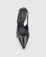 VERDE ΓΥΝΑΙΚΕΙΑ SLINGBACK 28-0004125 ΜΑΥΡΟ - Image 3