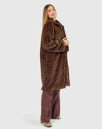 VERDE ΓΥΝΑΙΚΕΙΟ ΓΟΥΝΙΝΟ ΠΑΛΤΟ 33-0000729 ANIMAL PRINT - Image 2