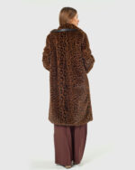 VERDE ΓΥΝΑΙΚΕΙΟ ΓΟΥΝΙΝΟ ΠΑΛΤΟ 33-0000729 ANIMAL PRINT - Image 3