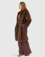 VERDE ΓΥΝΑΙΚΕΙΟ ΓΟΥΝΙΝΟ ΠΑΛΤΟ 33-0000729 ANIMAL PRINT - Image 5