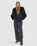 VERDE ΓΥΝΑΙΚΕΙΟ ΓΟΥΝΙΝΟ ΠΑΛΤΟ 33-0000731 ΜΑΥΡΟ