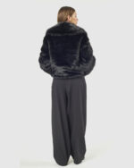 VERDE ΓΥΝΑΙΚΕΙΟ ΓΟΥΝΙΝΟ ΠΑΛΤΟ 33-0000731 ΜΑΥΡΟ - Image 2