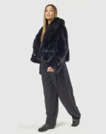 VERDE ΓΥΝΑΙΚΕΙΟ ΓΟΥΝΙΝΟ ΠΑΛΤΟ 33-0000731 ΜΑΥΡΟ - Image 4