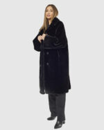 VERDE ΓΥΝΑΙΚΕΙΟ ΓΟΥΝΙΝΟ ΠΑΛΤΟ 33-0000721 ΜΑΥΡΟ - Image 3