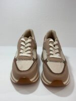 Sneaker μπεζ/καφέ - Image 4