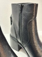 Μποτάκι Snake μαύρο - Image 5