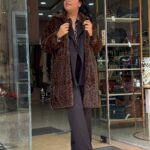 VERDE ΓΥΝΑΙΚΕΙΟ ΓΟΥΝΙΝΟ ΠΑΛΤΟ 33-0000729 ANIMAL PRINT