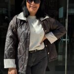 Μπουφάν καπιτονε καφέ σκούρο