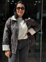 Μπουφάν καπιτονε καφέ σκούρο