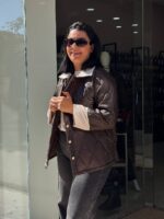 Μπουφάν καπιτονε καφέ σκούρο - Image 3