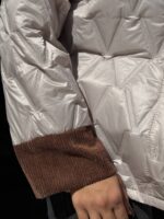 Μπουφάν καπιτονε off white - Image 3