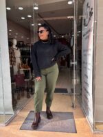 Πουλόβερ βολαν μαύρο