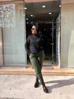 Πουλόβερ βολαν μαύρο - Image 3