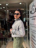 Πουλόβερ βολαν γκρί - Image 2