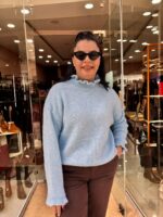 Πουλόβερ βολαν γαλάζιο - Image 4