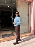 Πουλόβερ βολαν γαλάζιο - Image 3