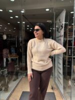 Πουλόβερ ρόμβος κρεμ