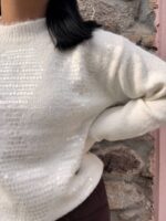 Πουλόβερ ρόμβος λευκό - Image 4