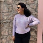 Πουλόβερ ρόμβος λιλά