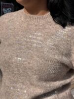 Πουλόβερ ρόμβος μπεζ - Image 2